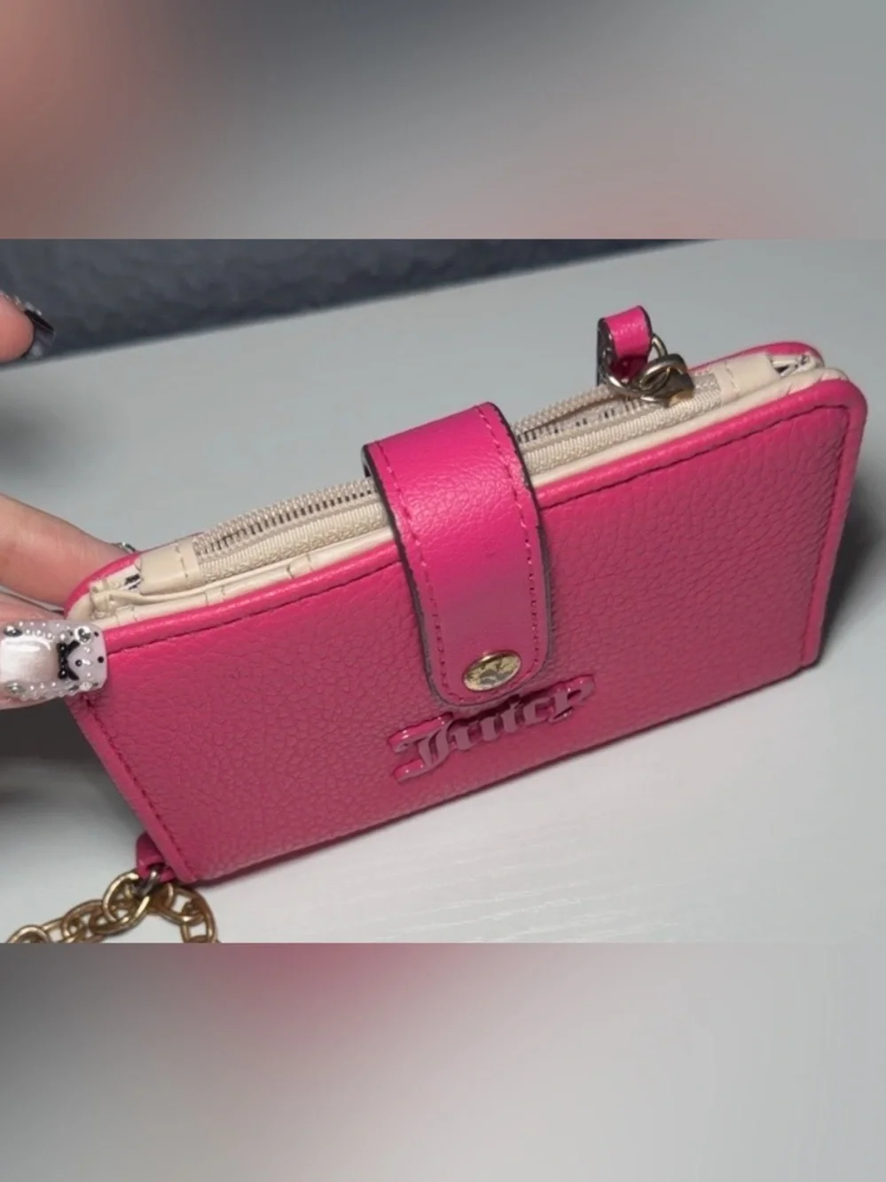 Juicy Couture compact leather